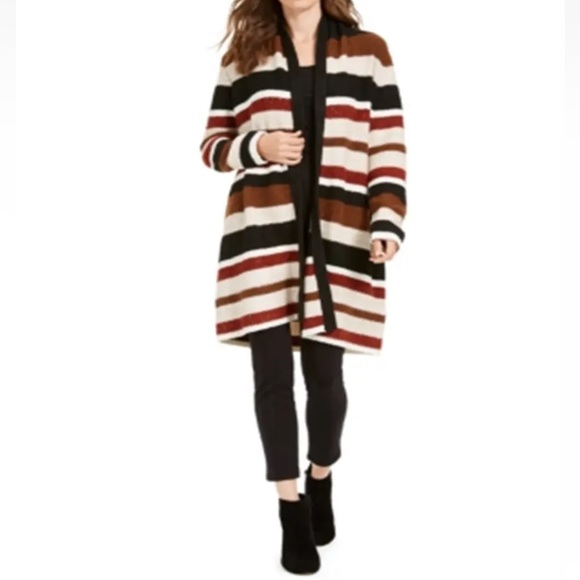 INC International Concepts Sweaters - INC International Concepts Women's Striped Sequinned Cardigan Size XL Petite NWT